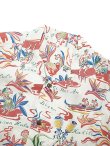 画像3: 【 SUN SURF（サンサーフ） 】　半袖アロハシャツ　S/S HAWAIIAN SHIRT　[ HAWAIIAN HULA ]　[ OFF WHITE ]