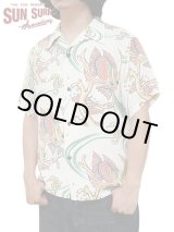 画像: 【 SUN SURF（サンサーフ） 】　半袖アロハシャツ　S/S HAWAIIAN SHIRT　[ BUG EYED FISH ]　[ OFF WHITE ]