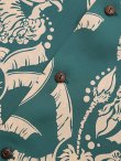 画像7: 【 SUN SURF（サンサーフ） 】　半袖アロハシャツ　S/S HAWAIIAN SHIRT　[ HONEYSUCKLE ]　[ GREEN ]