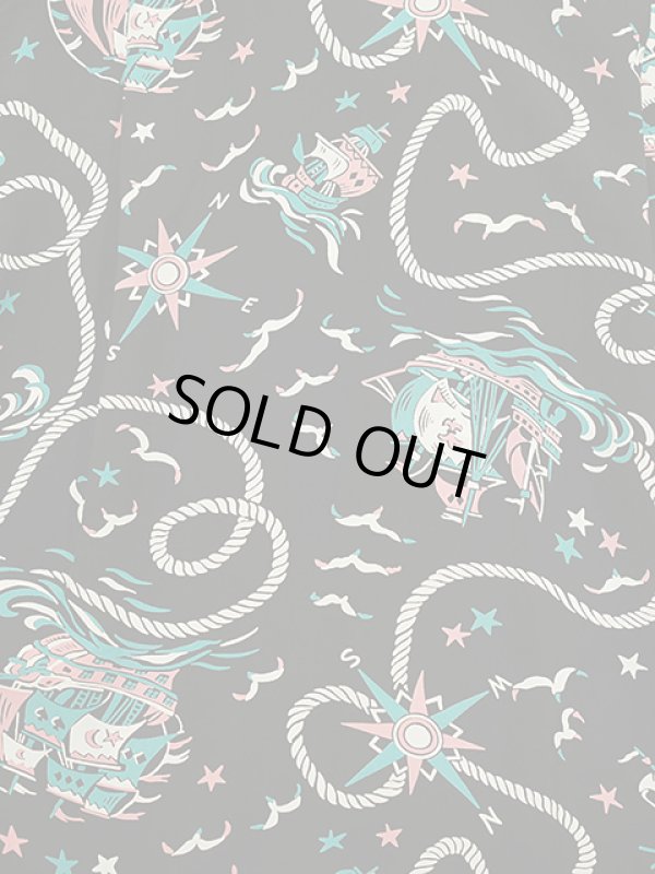 画像6: 【 SUN SURF（サンサーフ） 】　半袖アロハシャツ　S/S HAWAIIAN SHIRT　[ AGE OF DISCOVERY ]　[ BLACK ]