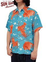 画像: 【 SUN SURF SPECIAL EDITION（サンサーフスペシャルエディション） 】　半袖アロハシャツ　[ SYMBOL OF GOOD LUCK ]　【 SURFRIDERS SPORTSWEAR 】