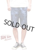 画像: 【 SUN SURF（サンサーフ） 】　インディゴジャガードショーツ　[ Indigo Jacquard Shorts ]　[ PINEAPPLE ]