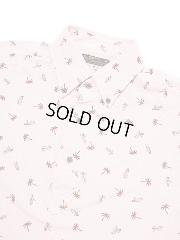 画像3: 【 SUN SURF（サンサーフ） 】　半袖ハワイアンポロシャツ S/S HAWAIIAN POLO SHIRT [ HULA & PALM TREE ] [ COOLMAX ] 【 メール便可 】