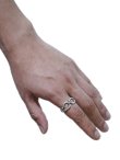 画像2: 【 Steve Arviso（スティーブアルビソ） 】ホースウィスパラーリング [ NAVAJO JEWELRY ] [ 19号 ] 【 メール便可 】