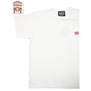 画像: 【 SAMURAI JEANS（サムライジーンズ） 】　ポケット付きTシャツ　[ SAMURAI WORK CLOTHES ] [ WHITE ] 【 メール便可 】 