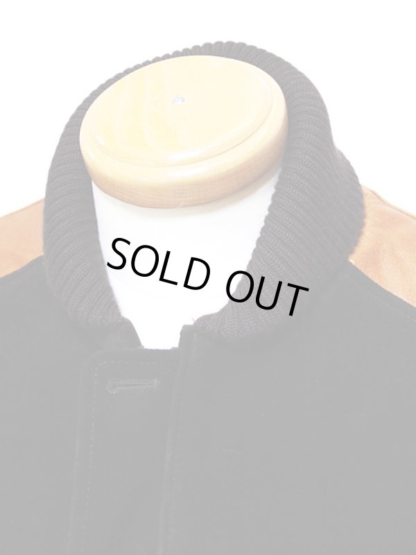 画像5: 【 Y'2 LEATHER（ワイツーレザー） 】 ステアスエード×ステアオイルレザーリブジャケット [ 牛革 ] 