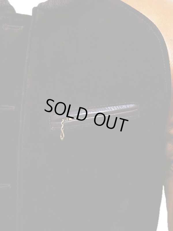 画像6: 【 Y'2 LEATHER（ワイツーレザー） 】 ステアスエード×ステアオイルレザーリブジャケット [ 牛革 ] 