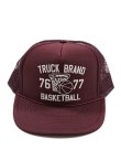 画像2: 【 TRUCK BRAND （トラックブランド） 】メッシュキャップ [ BASKETBALL ] [ WINE ]