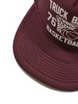 画像4: 【 TRUCK BRAND （トラックブランド） 】メッシュキャップ [ BASKETBALL ] [ WINE ]