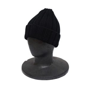 画像: 【 TONNY CAP（トニーキャップ） 】COTTON WATCH CAP [ BLACK ] [ Made In Japan ] 【 メール便可 】