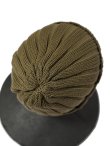 画像2: 【 TONNY CAP（トニーキャップ） 】COTTON WATCH CAP [ OLIVE ] [ Made In Japan ] 【 メール便可 】