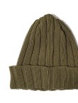 画像3: 【 TONNY CAP（トニーキャップ） 】COTTON WATCH CAP [ OLIVE ] [ Made In Japan ] 【 メール便可 】