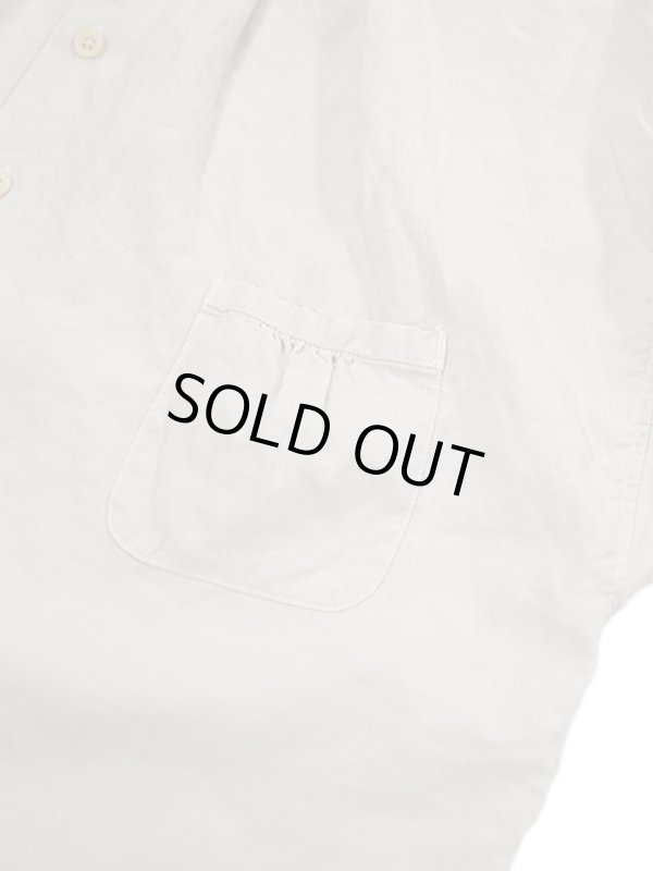 画像4: 【 The 2 Monkeys（ザ・ツーモンキーズ） 】　カンブレシャツ　[ Linen Cambrai Shirt ] [ Ecru ]