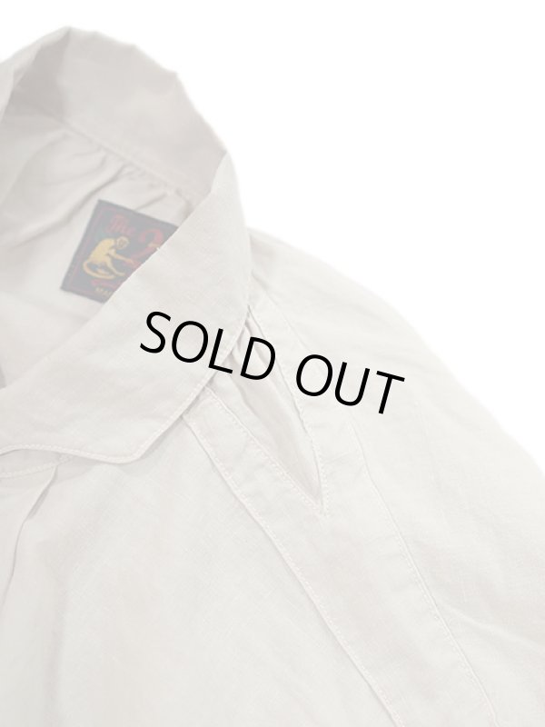 画像5: 【 The 2 Monkeys（ザ・ツーモンキーズ） 】　カンブレシャツ　[ Linen Cambrai Shirt ] [ Ecru ]