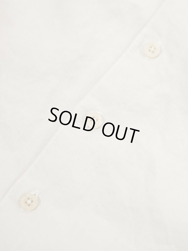 画像8: 【 The 2 Monkeys（ザ・ツーモンキーズ） 】　カンブレシャツ　[ Linen Cambrai Shirt ] [ Ecru ]