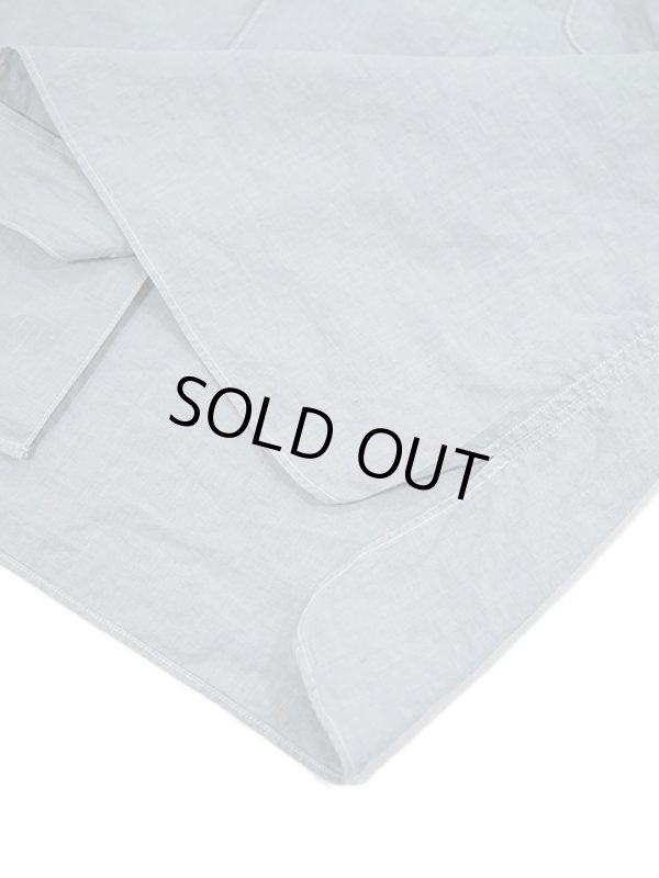 画像7: 【 The 2 Monkeys（ザ・ツーモンキーズ） 】　カンブレシャツ　[ Linen Cambrai Shirt ] [ Slate Blue ]