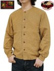 画像1: 【 The 2 Monkeys（ザ・ツーモンキーズ） 】　リネンノーカラーシャツ　[ Linen Sport Shirt ] [ Tabacco ]