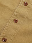 画像5: 【 The 2 Monkeys（ザ・ツーモンキーズ） 】　リネンノーカラーシャツ　[ Linen Sport Shirt ] [ Tabacco ]