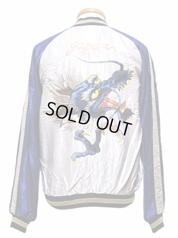 画像3: 【 TAILOR TOYO(テーラー東洋） 】　リバーシブルアセテートスカジャン　[ ACETATE SOUVENIR JACKET ]　[ DRAGON HEAD x GOLD EAGLE ]
