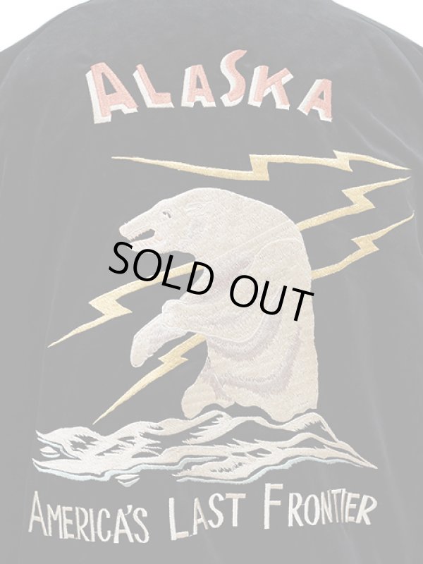 画像10: 【 TAILOR TOYO(テーラー東洋） 】 別珍 × アセテートスカジャン [ Velveteen Souvenir Jacket ] [ POLAR BEAR × ALASKA MAP ]