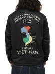 画像2: 【 TAILOR東洋（テーラートウヨウ） 】 ベトジャン [ Mid 1960s Style Cotton Vietnam Jacket ] [ VIETNAM MAP ] [ BLACK ]