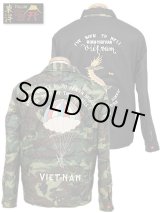 画像: 【 TAILOR TOYO ( テーラー東洋 ) 】 リバーシブルベトジャン [ REVERSIBLE VIETNAM JACKET ] [ DORAGON x PARACHUTE ] [ BLACK ]