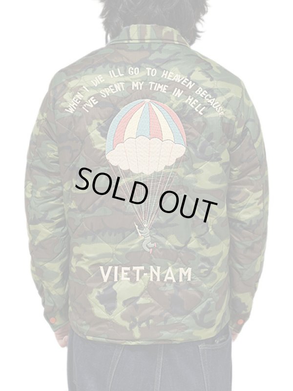 画像15: 【 TAILOR TOYO ( テーラー東洋 ) 】 リバーシブルベトジャン [ REVERSIBLE VIETNAM JACKET ] [ DORAGON x PARACHUTE ] [ BROWN ]