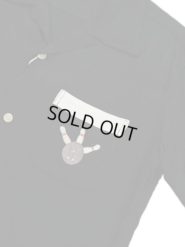 画像4: 【 TAILOR TOYO(テーラー東洋） 】　スカボーリングシャツ [  SUKA BOWLING SHIRT ] [ CPO CLUB ] [ BLACK ]