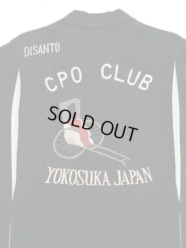画像6: 【 TAILOR TOYO(テーラー東洋） 】　スカボーリングシャツ [  SUKA BOWLING SHIRT ] [ CPO CLUB ] [ BLACK ]