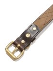 画像4: 【 ART BROWN（アートブラウン） 】　ダイヤモンドステッチベルト [ 35mm幅 ] [ HORWEEN CHROMEXCEL LEATHER ] [ CHOCO ]