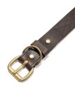 画像3: 【 ART BROWN（アートブラウン） 】　ダイヤモンドステッチベルト [ 35mm幅 ] [ HORWEEN CHROMEXCEL LEATHER ] [ CHOCO ]