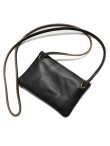 画像2: 【 ART BROWN（アートブラウン） 】　ミニショルダーバッグ [ HORWEEN CHROMEXCEL LEATHER ] [ BLACK ] 【 メール便可 】