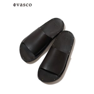 画像: 【 vasco（ヴァスコ） 】　レザートラベルサンダル　[ Leather Travel Sandal ] [ BLACK ]