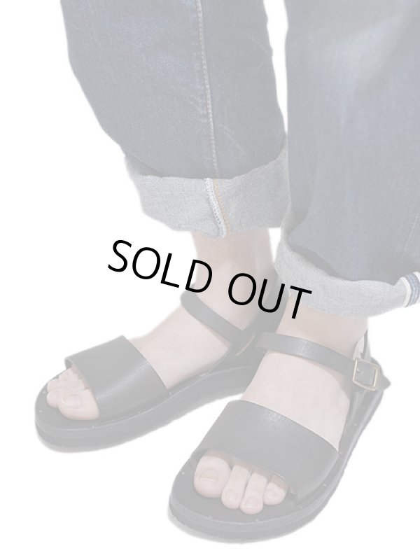 画像2: 【 vasco（ヴァスコ） 】　レザーデザートサンダル　[ Leather Desert Sandal ] [ BLACK ]