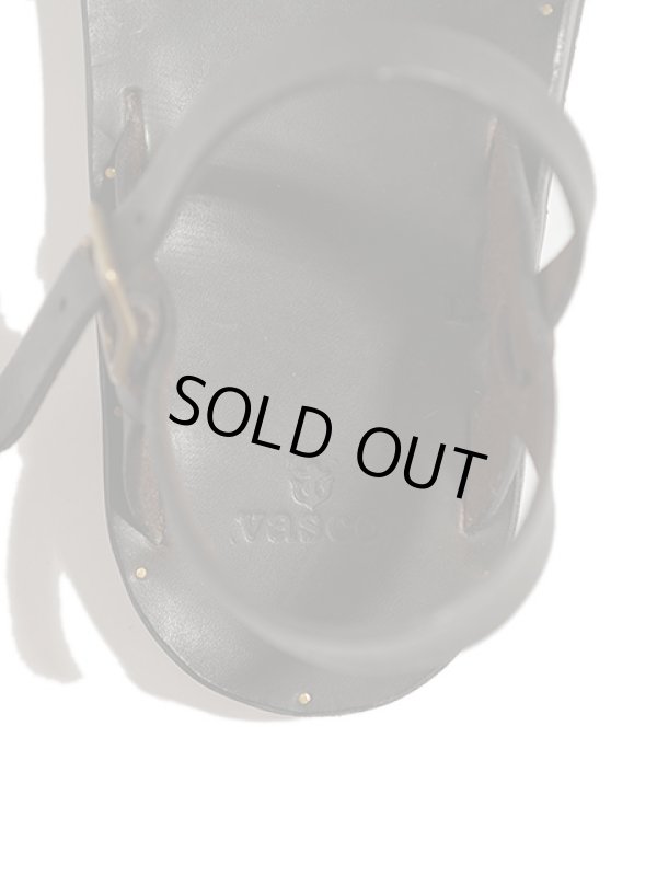 画像7: 【 vasco（ヴァスコ） 】　レザーデザートサンダル　[ Leather Desert Sandal ] [ BLACK ]