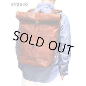 画像: 【 vasco（ヴァスコ） 】　レザーロールトップリュックサック　[ LEATHER ROLL TOP RUCKSACK ]