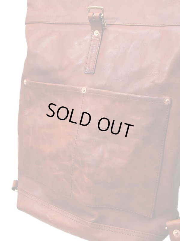画像5: 【 vasco（ヴァスコ） 】　レザーロールトップリュックサック　[ LEATHER ROLL TOP RUCKSACK ]