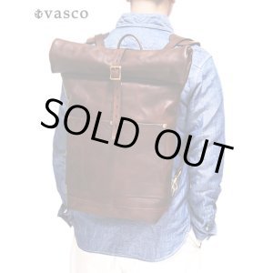 画像: 【 vasco（ヴァスコ） 】　レザーロールトップリュックサック　[ LEATHER ROLL TOP RUCKSACK ]