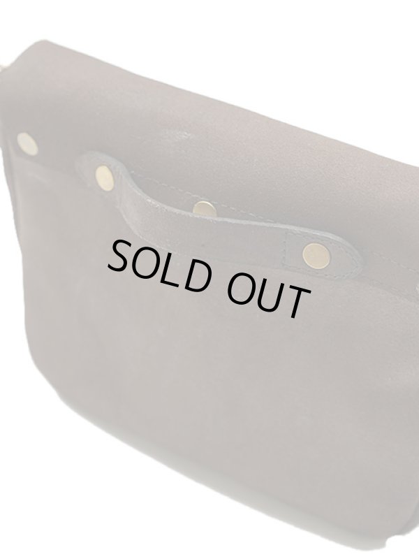 画像5: 【 vasco（ヴァスコ） 】　レザーポストマンショルダーバッグ [ Rough Out ] [ SMALL ] [ BROWN ]