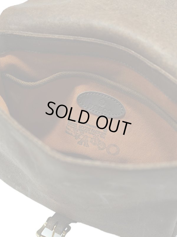 画像9: 【 vasco（ヴァスコ） 】　レザーポストマンショルダーバッグ [ Rough Out ] [ SMALL ] [ BROWN ]