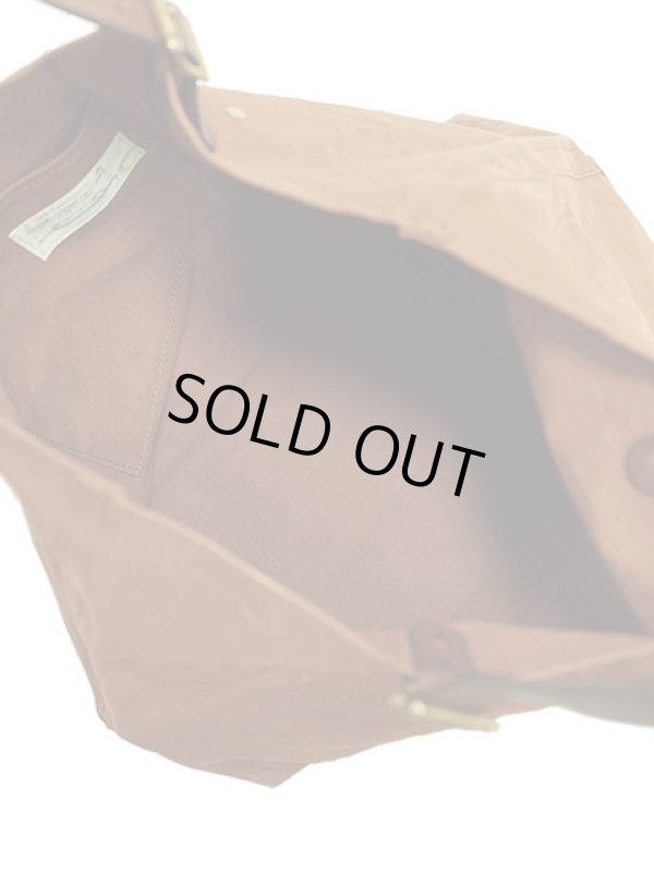 画像5: 【 vasco（ヴァスコ） 】　キャンバス x レザー トラベルトートバッグ　[ CANVAS × LEATHER TRAVEL TOTE BAG ] [ Khaki ]