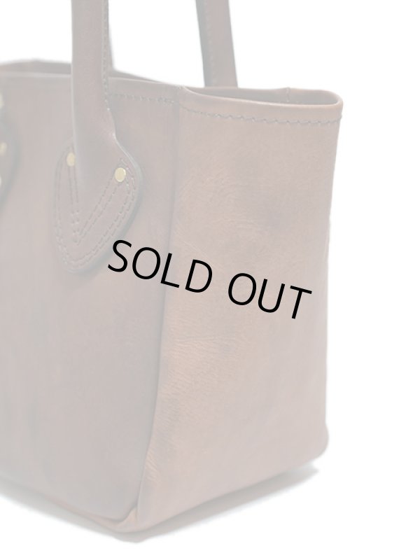 画像3: 【 vasco（ヴァスコ） 】　LEATHER OLD TOTE BAG [ SMALL ] [ BROWN ]