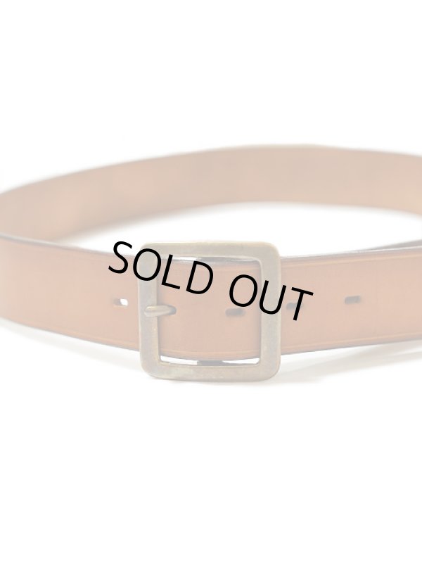 画像3: 【 vasco（ヴァスコ） 】　レザーギャリソンベルト　[ Leather Garrison Belt ] [ MUSTARD CAMEL ]