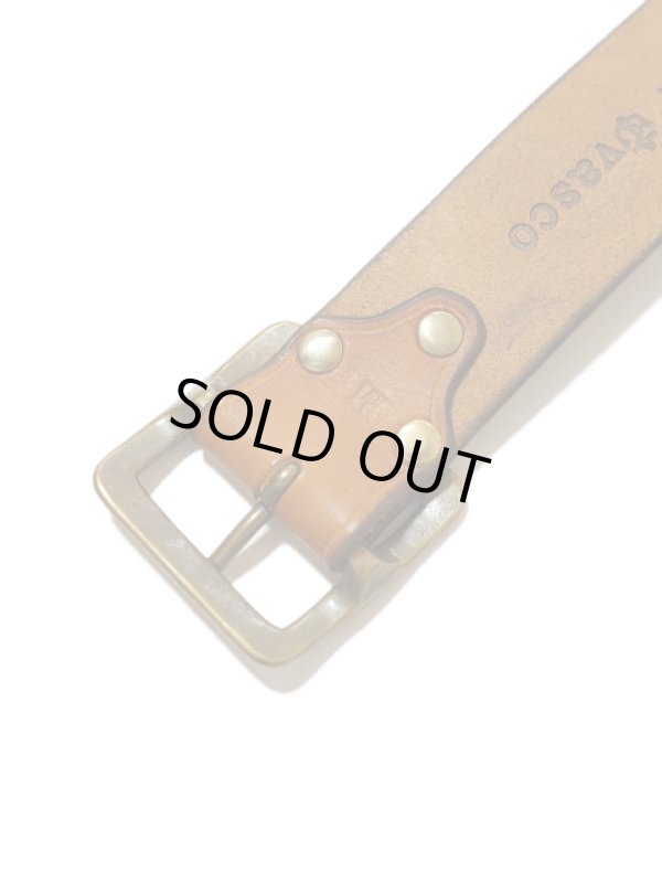 画像5: 【 vasco（ヴァスコ） 】　レザーギャリソンベルト　[ Leather Garrison Belt ] [ MUSTARD CAMEL ]