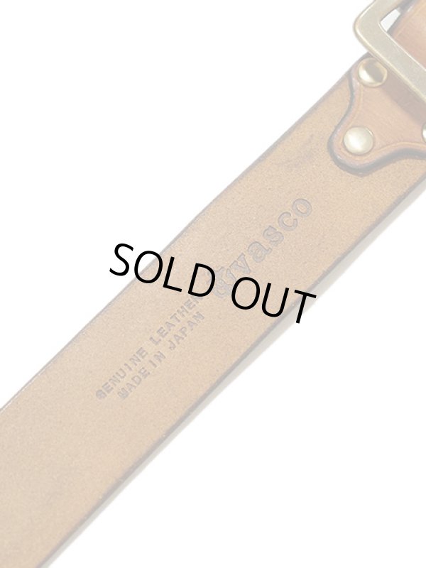 画像6: 【 vasco（ヴァスコ） 】　レザーギャリソンベルト　[ Leather Garrison Belt ] [ MUSTARD CAMEL ]