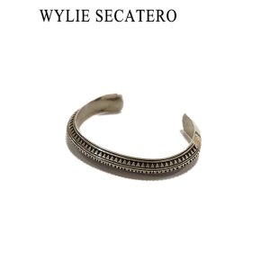 画像: 【 Whlie Secatero（ワイリー セカテロ） 】ナバホシルバーバングル [ NAVAJO JEWELRY ] 【 メール便可 】