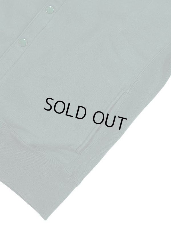 画像4: 【 WhitesVille（ホワイツビル） 】 リバースウィーブボタンカーディガン  [ HORIZONTAL KINTTING BUTTON CARDIGAN ] [ Green ]