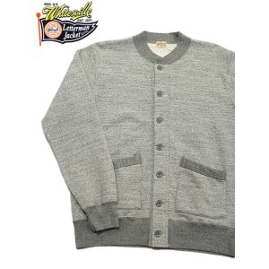 画像: 【 WhitesVille（ホワイツビル） 】 スウェットカーディガン  [ BUTTON FRONT ATHLETIC COAT ] [ Gray ]