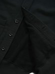 画像6: 【 WhitesVille（ホワイツビル） 】 スウェットカーディガン  [ BUTTON FRONT ATHLETIC COAT ] [ Black ]