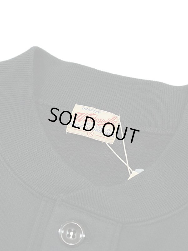 画像8: 【 WhitesVille（ホワイツビル） 】 スウェットカーディガン  [ BUTTON FRONT ATHLETIC COAT ] [ Black ]